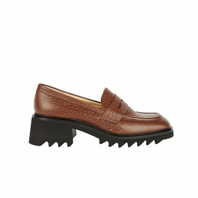 Escarpins Brunate Sport Squared Loafer Femme Marron | 726-RHVPQJ