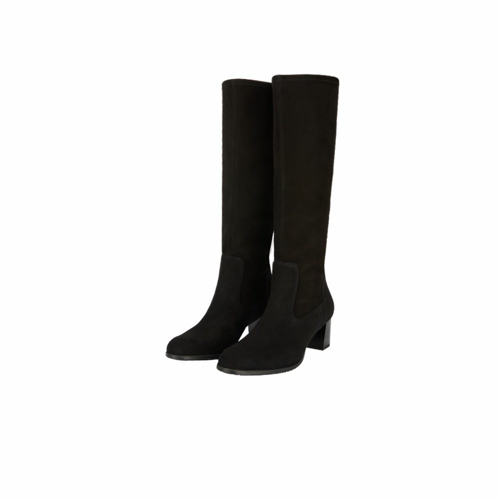 Bottes Hautes Brunate Stretch Boot Femme Noir | 452-GEFWPZ