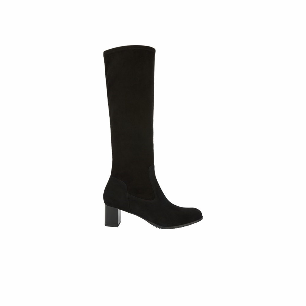 Bottes Hautes Brunate Stretch Boot Femme Noir | 452-GEFWPZ