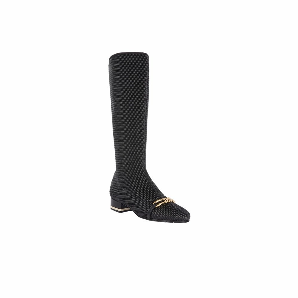 Bottes Hautes Brunate Stretch Materiel Femme Noir | 183-XEVZPI