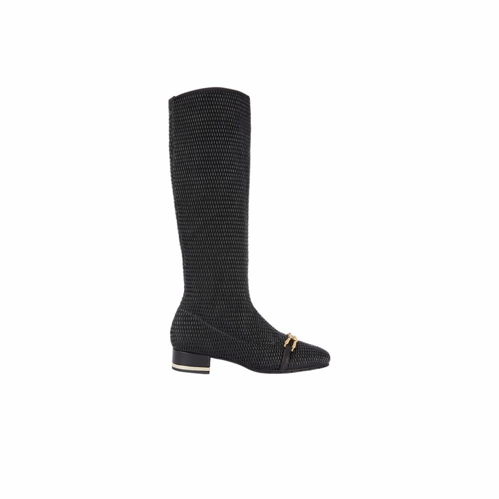 Bottes Hautes Brunate Stretch Materiel Femme Noir | 183-XEVZPI