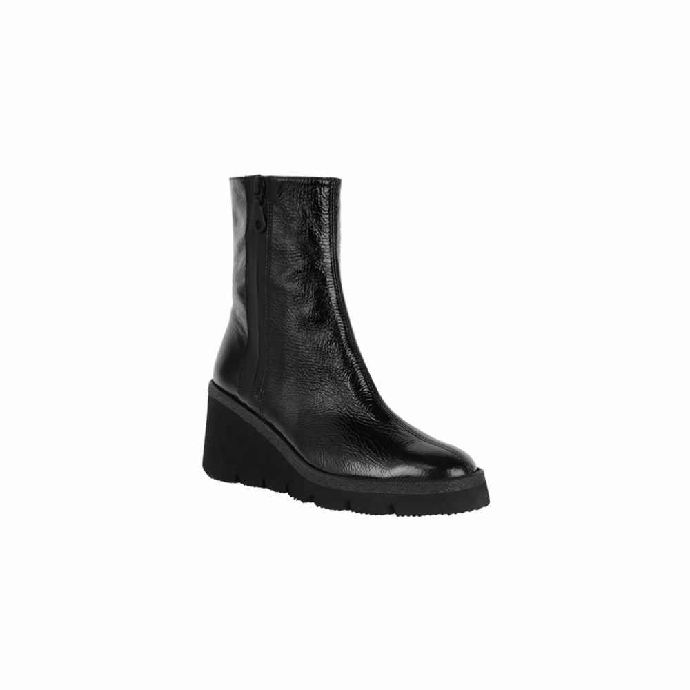 Bottines Brunate Hidden Zippé Femme Noir | 132-ZRUJEF