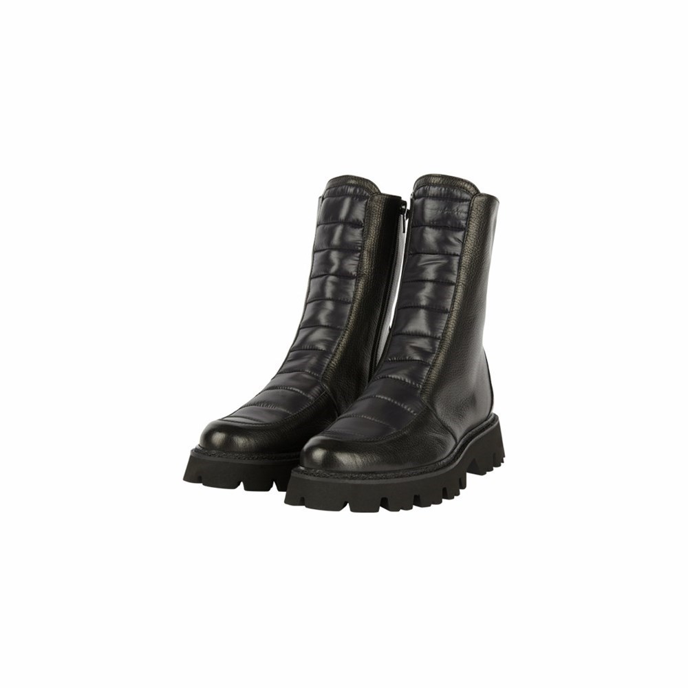 Bottines Brunate Matelassé Femme Noir | 308-PBYMDR