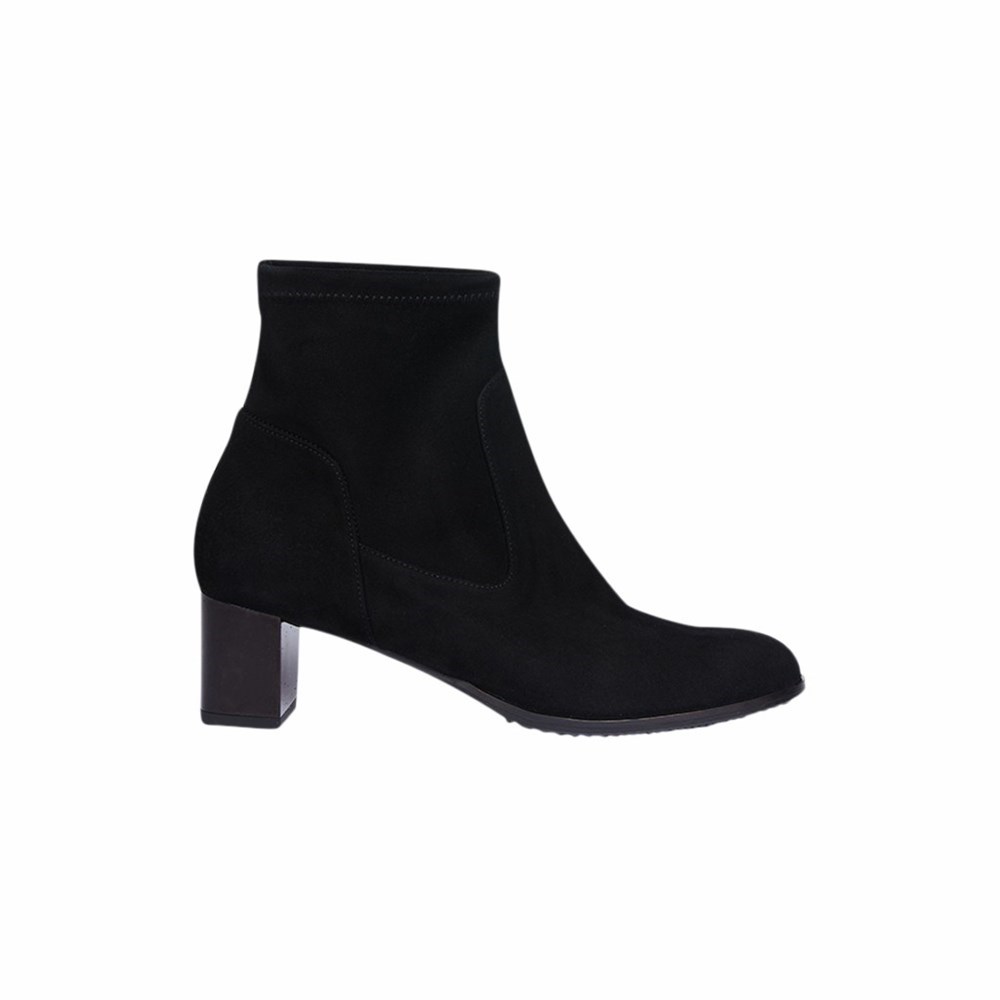 Bottines Brunate Round Stretch Bootie Femme Noir | 026-MYIWCT