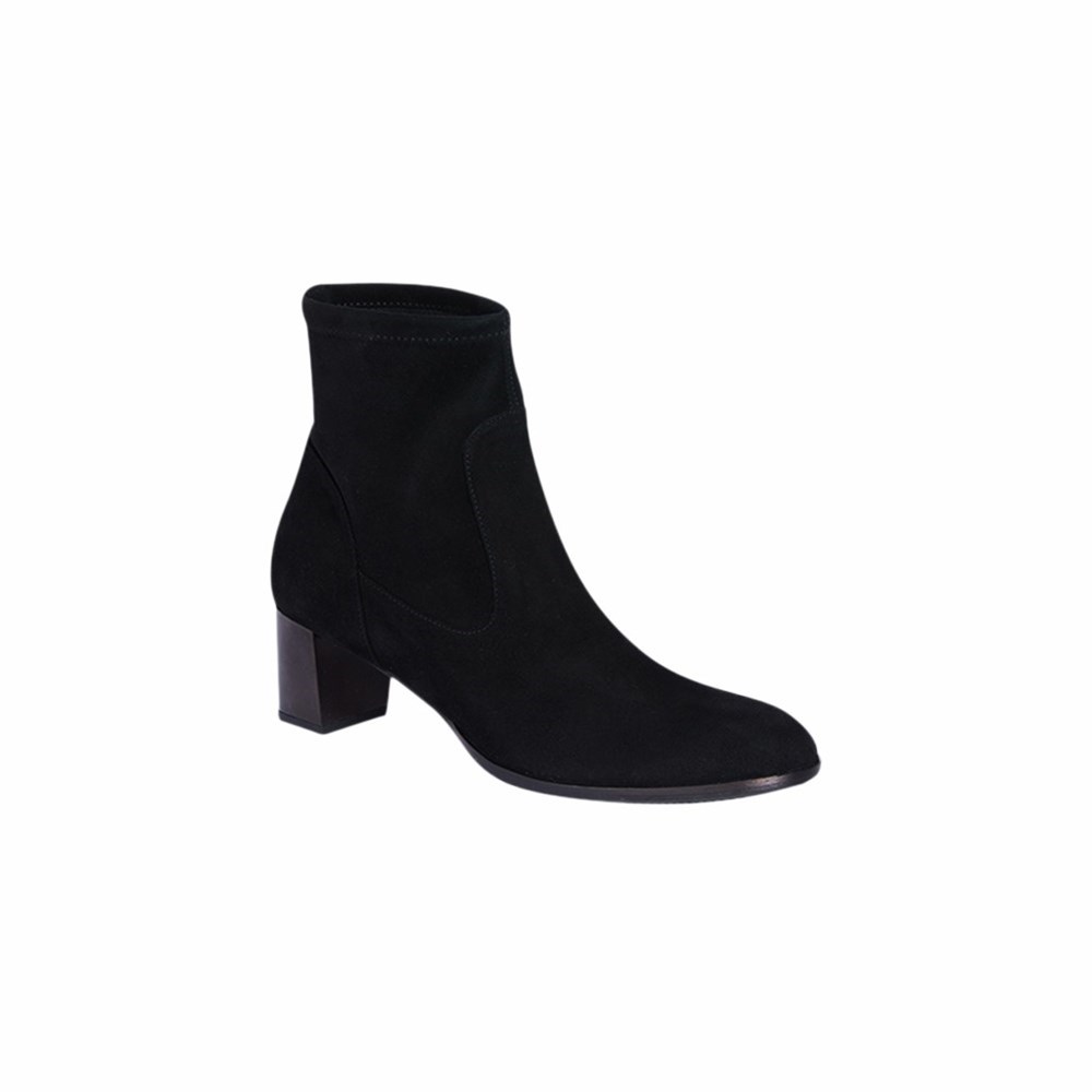 Bottines Brunate Round Stretch Bootie Femme Noir | 026-MYIWCT