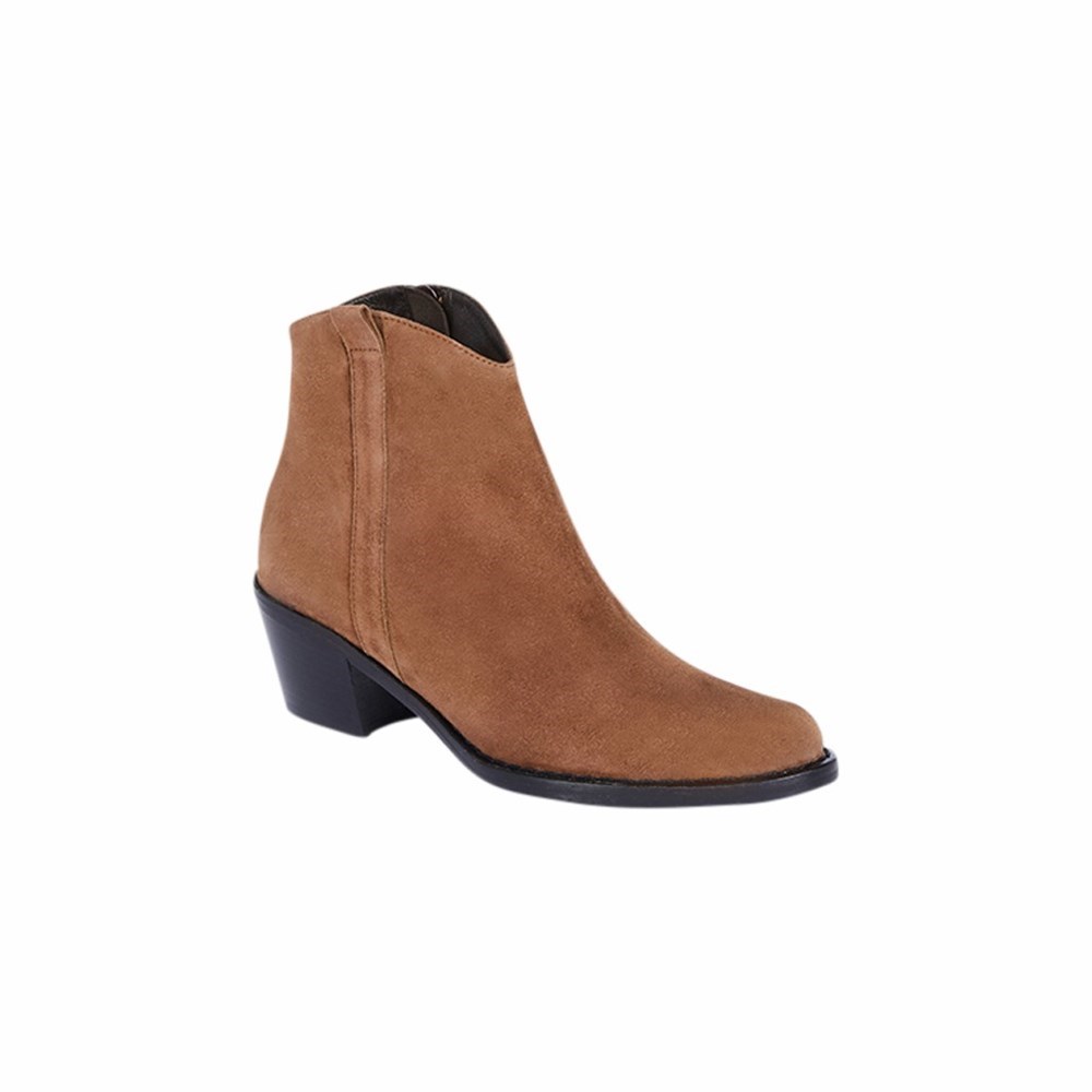 Bottines Brunate Western Boot Femme Marron | 514-OFHEDW