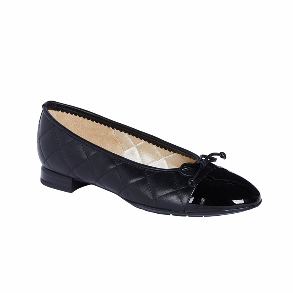 Chaussures Plates Brunate Matelassé Plates Shoes Femme Noir | 719-FOHGCT