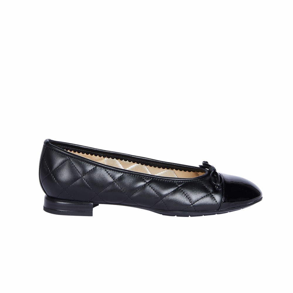 Chaussures Plates Brunate Matelassé Plates Shoes Femme Noir | 719-FOHGCT