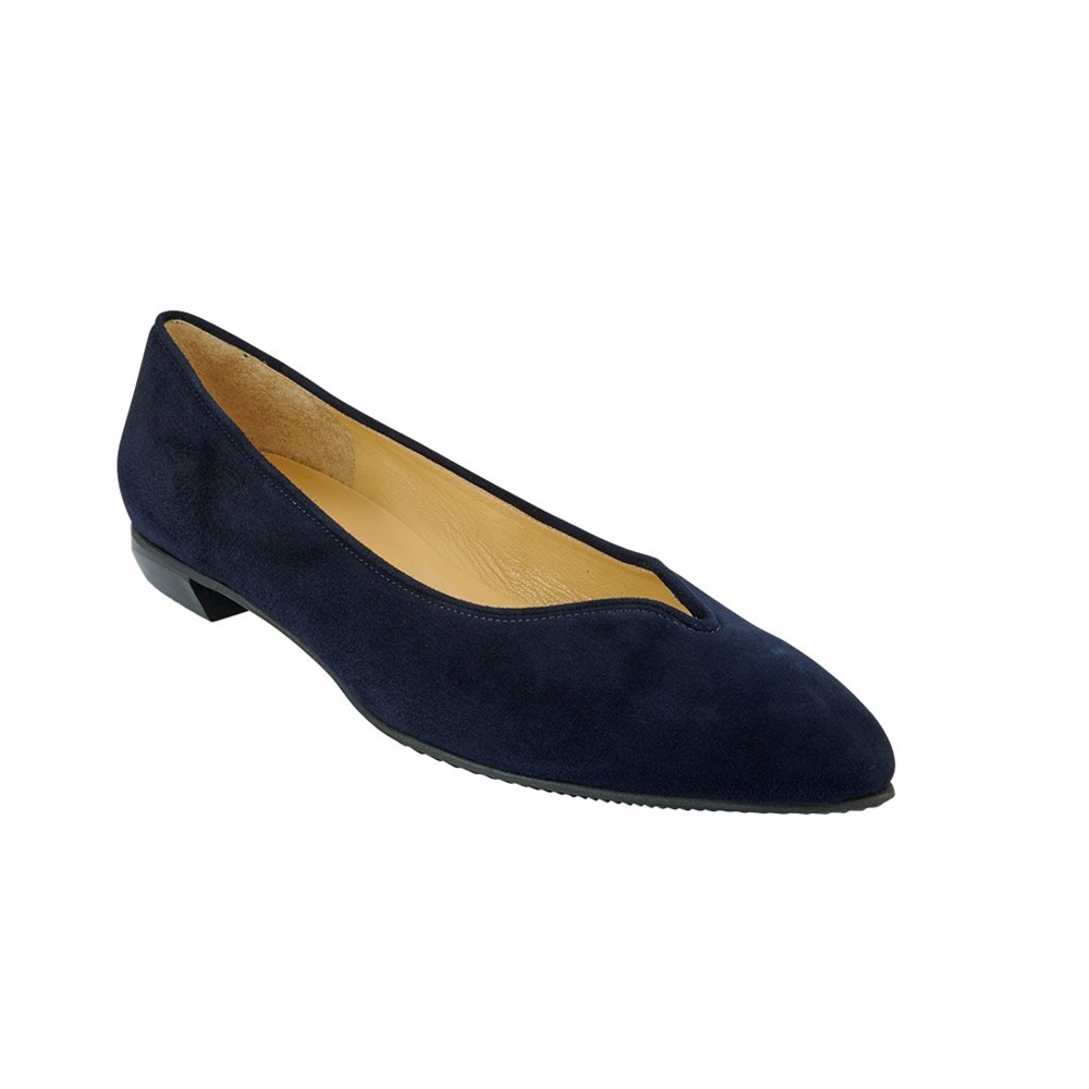 Chaussures Plates Brunate Timeless Plates Shoes Femme Bleu | 350-QUIGLP