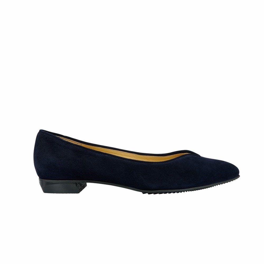 Chaussures Plates Brunate Timeless Plates Shoes Femme Bleu | 350-QUIGLP