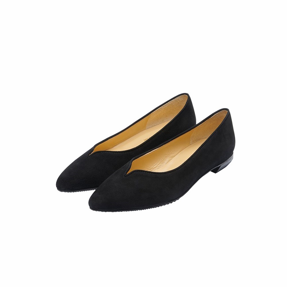 Chaussures Plates Brunate Timeless Plates Shoes Femme Noir | 610-QYRWKH