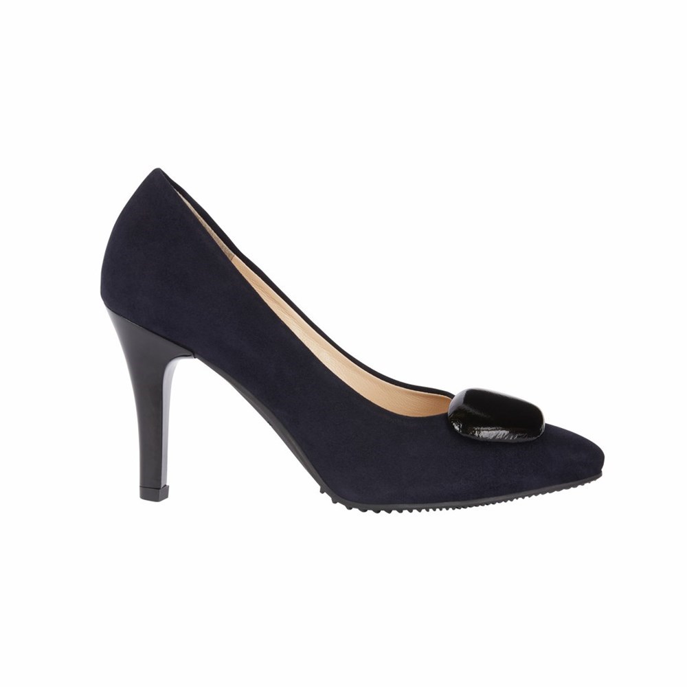 Escarpins Brunate Botton Accessory Femme Noir | 873-ITZHOJ