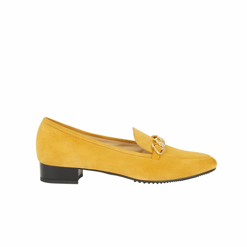 Escarpins Brunate Loafer Femme Jaune | 029-SDQYGC